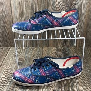 Keds Talbots Exclusive Plaid Women's Size 8.5 Lace Up Shoes